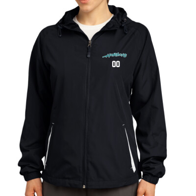Ladies Player Windbreaker Jacket w/player number Thumbnail