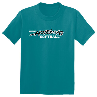 Youth Teal Drifit Tee - Arizona Hotshots Softball  Thumbnail