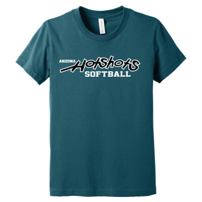 Youth Bella Canvas T-Shirt - Arizona Hotshots  Softball Thumbnail